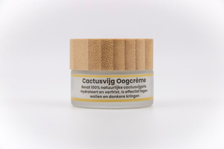 Cactusvijg oogcrème – natuurlijke oogverzorging tegen donkere kringen, wallen en fijne lijntjes.