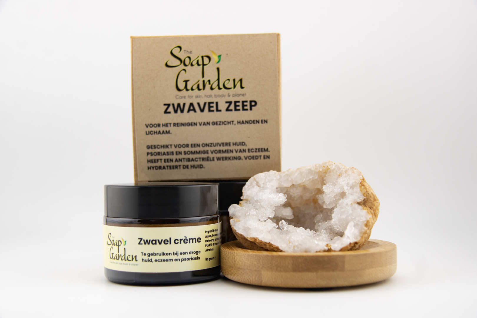 Zwavel zeep en zwavel gezichtscrème