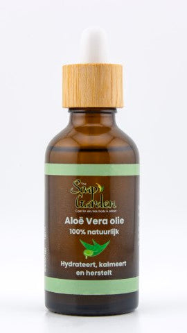 Flesje pure aloë vera olie - Natuurlijk en hydraterend voor huid- en haarverzorging