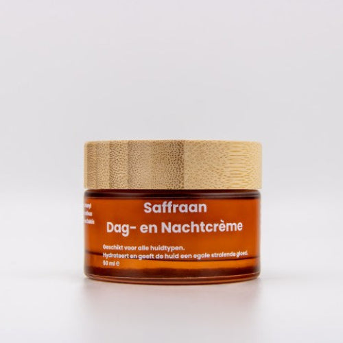Saffraan crème voor een stralende huid met mooie glow.