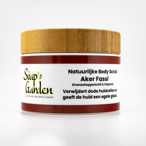 Bodyscrub met Aker Fassi – natuurlijke glans en verzorging dankzij Marokkaanse granaatappel en rozenblaadjes