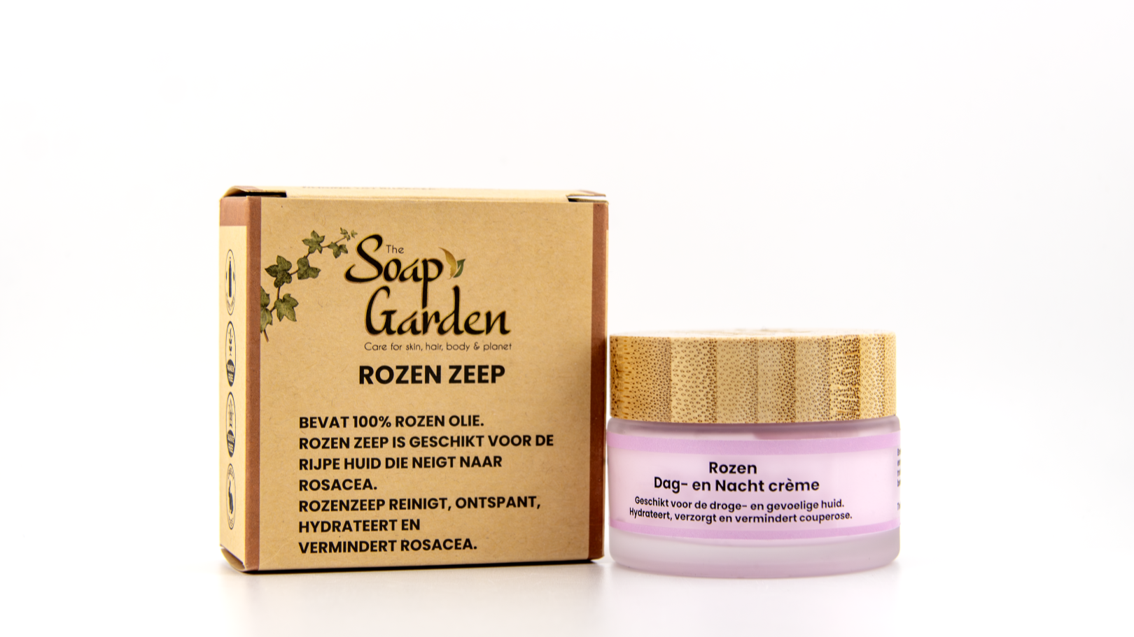 Rozen zeep en rozen crème