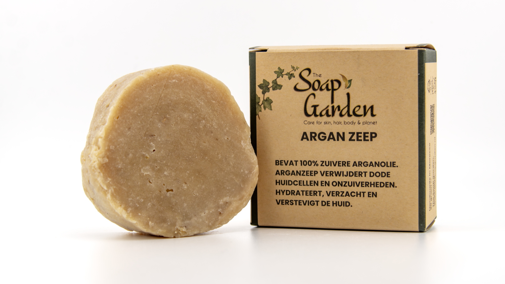 Arganzeep – natuurlijke handgemaakte zeep met arganolie voor een zachte, gevoede huid.
