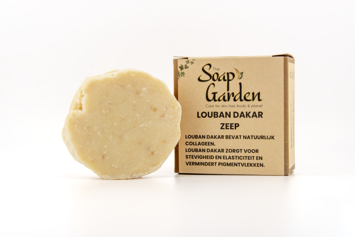 Louban Dakar zeep met natuurlijk collageen.