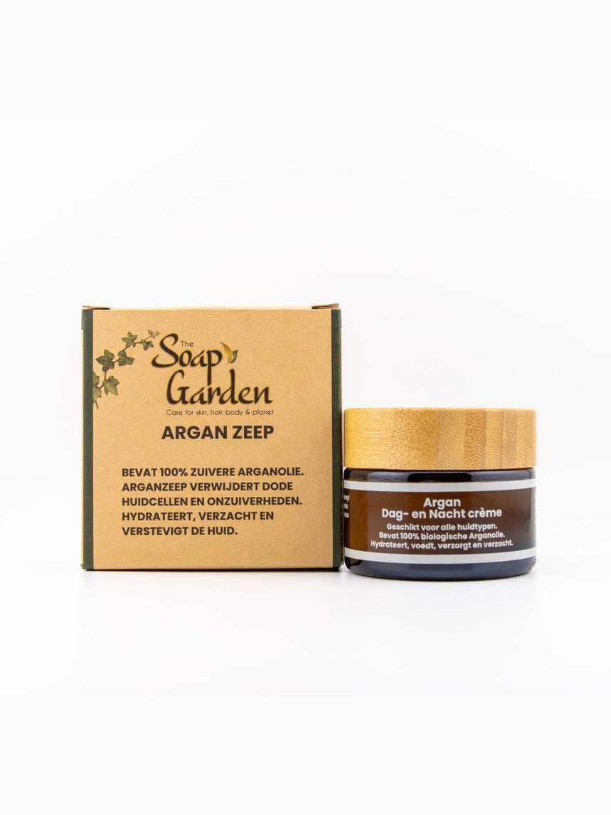 Argan skincare combinatie (zeep, crème)