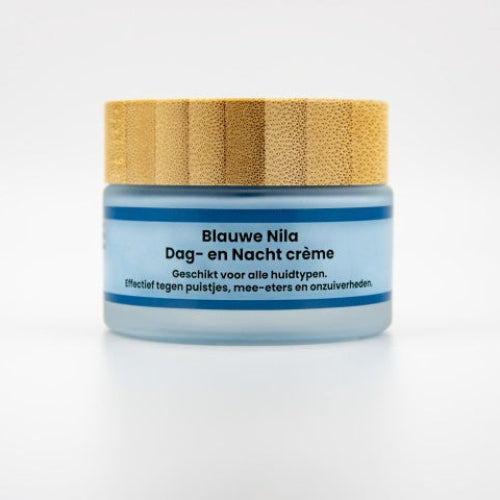blauwe nila crème tegen acne en puistjes