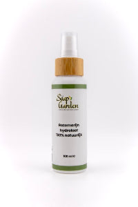Rozemarijnhydrolaat – natuurlijke toner en haarwater met rozemarijn voor een frisse huid en gezonde hoofdhuid. 
