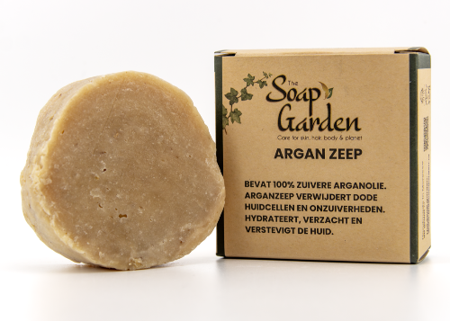 Arganzeep – natuurlijke handgemaakte zeep met arganolie voor een zachte, gevoede huid.